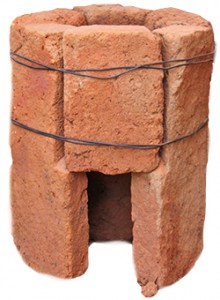 six brick rocket stove