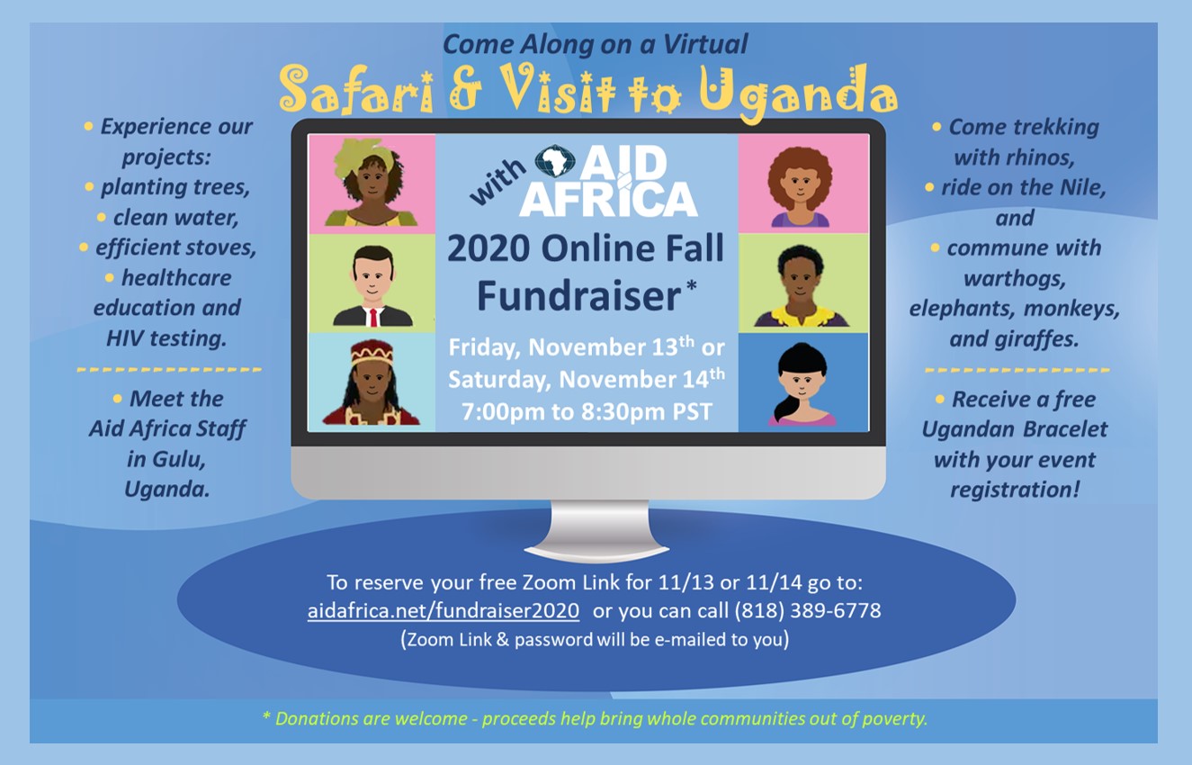 Fundraiser 2020 – A Virtual Safari on Zoom