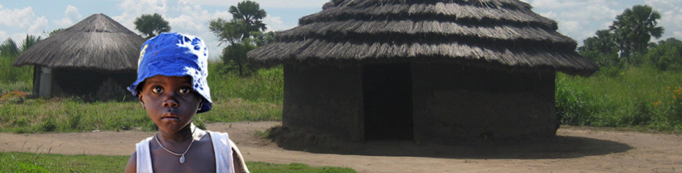 child two huts